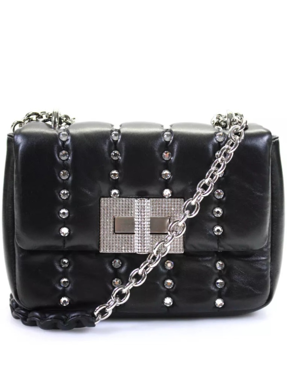 Tom Ford Natalia Quilted Napa & Crystal Bag from Endless Runway